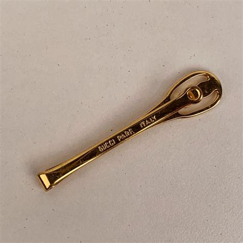 gucci tie clip|vintage gucci tie.